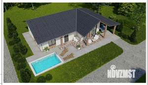 Дом 90м&sup2;, 1-этажный, участок 4 сот.  