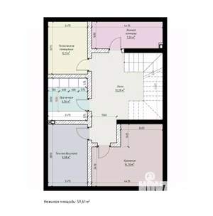 Дом 355м&sup2;, 3-этажный, участок 5 сот.  