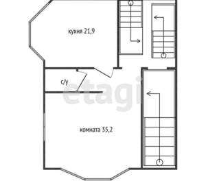 Дом 450м², 2-этажный, участок 7 сот.  