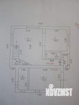 Коттедж 138м², 2-этажный, участок 4 сот.  