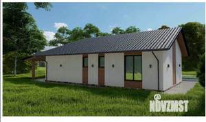 Дом 90м&sup2;, 1-этажный, участок 4 сот.  