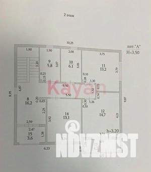 Дом 170м², 2-этажный, участок 4 сот.  