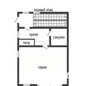 Дом 92м&sup2;, 2-этажный, участок 4 сот.  