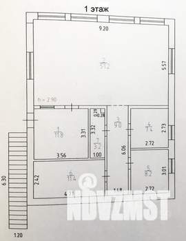 Коттедж 347м², 3-этажный, участок 8 сот.  