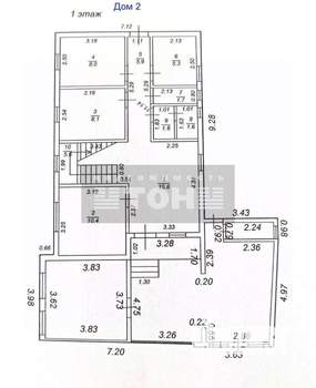 Коттедж 438м&sup2;, 3-этажный, участок 4 сот.  