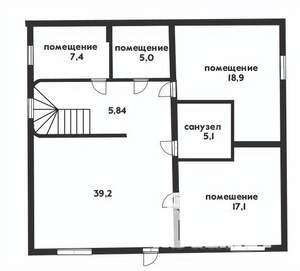 Дом 400м², 3-этажный, участок 5 сот.  