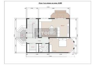 Коттедж 226м², 3-этажный, участок 3 сот.  