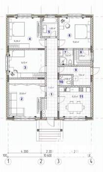 Дом 131м², 1-этажный, участок 5 сот.  
