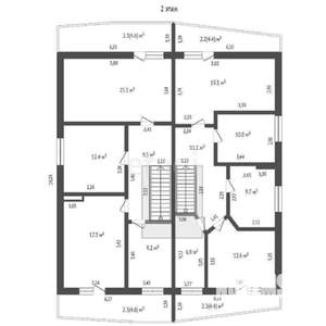 Дом 500м², 3-этажный, участок 7 сот.  