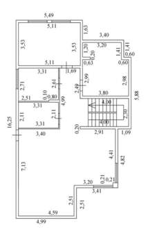 Дом 350м&sup2;, 3-этажный, участок 4 сот.  