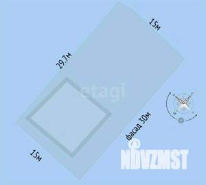 Дом 104м&sup2;, 1-этажный, участок 5 сот.  