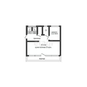 Дом 181м&sup2;, 2-этажный, участок 4 сот.  