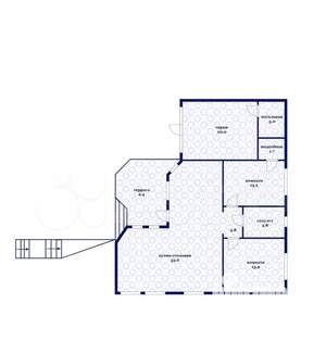 Дом 197м², 2-этажный, участок 6 сот.  