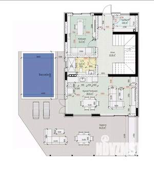 Дом 355м&sup2;, 3-этажный, участок 5 сот.  