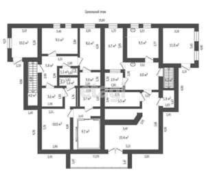 Дом 554м², 4-этажный, участок 9 сот.  