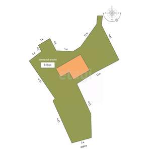 Дом 176м², 3-этажный, участок 4 сот.  