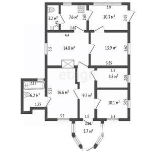 Дом 70м&sup2;, 2-этажный, участок 2 сот.  