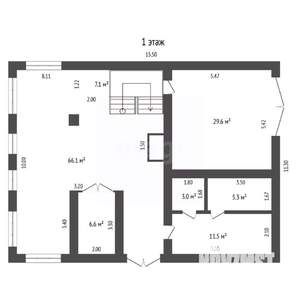 Дом 555м&sup2;, 4-этажный, участок 9 сот.  