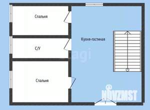 Дом 138м&sup2;, 2-этажный, участок 6 сот.  