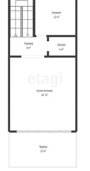 Дом 150м², 2-этажный, участок 3 сот.  