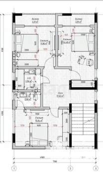 Дом 224м&sup2;, 3-этажный, участок 4 сот.  