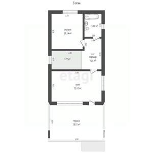 Дом 271м², 3-этажный, участок 3 сот.  