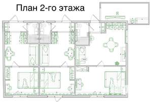 Дом 198м², 2-этажный, участок 4 сот.  