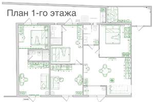 Дом 198м², 2-этажный, участок 4 сот.  