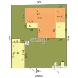 Дом 320м², 2-этажный, участок 6 сот.  