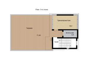 Дом 220м², 3-этажный, участок 4 сот.  