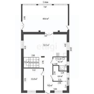 Дом 183м&sup2;, 2-этажный, участок 5 сот.  