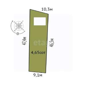 Дом 71м&sup2;, 2-этажный, участок 5 сот.  