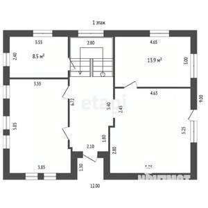 Дом 167м&sup2;, 2-этажный, участок 6 сот.  