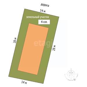 Дом 470м&sup2;, 3-этажный, участок 4 сот.  
