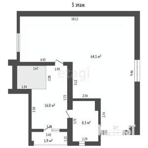 Дом 286м², 3-этажный, участок 7 сот.  