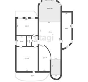 Дом 556м², 3-этажный, участок 10 сот.  