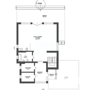 Дом 209м&sup2;, 3-этажный, участок 6 сот.  