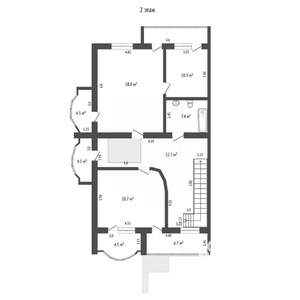 Дом 450м&sup2;, 3-этажный, участок 6 сот.  