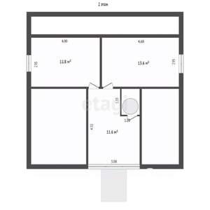Дом 131м&sup2;, 2-этажный, участок 5 сот.  