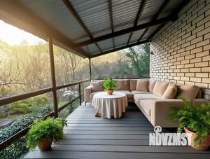 Дом 100м&sup2;, 2-этажный, участок 7 сот.  