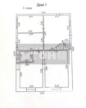 Коттедж 438м&sup2;, 3-этажный, участок 4 сот.  