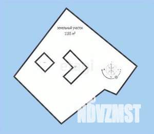 Дом 45м&sup2;, 1-этажный, участок 12 сот.  