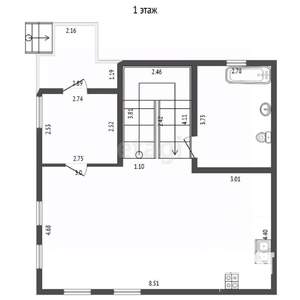 Дом 210м², 3-этажный, участок 3 сот.  