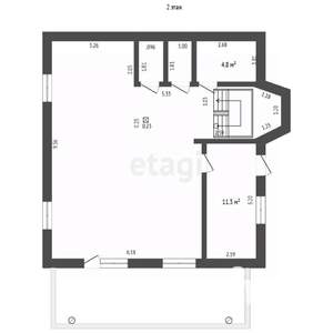 Дом 200м&sup2;, 3-этажный, участок 5 сот.  