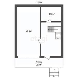 Таунхаус 210м², 3-этажный, участок 1 сот.  