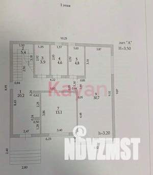 Дом 170м², 2-этажный, участок 4 сот.  