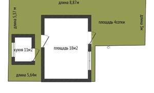 Дом 36м², 2-этажный, участок 4 сот.  