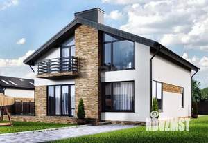 Дом 100м&sup2;, 2-этажный, участок 4 сот.  