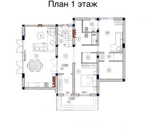 Дом 232м², 3-этажный, участок 7 сот.  