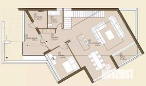 Дом 218м&sup2;, 2-этажный, участок 4 сот.  